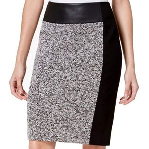 Calvin Klein stretchy tweed skirt Nwt